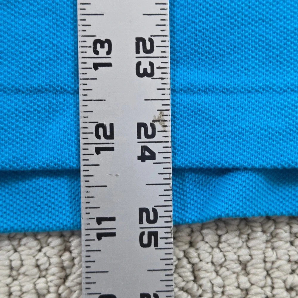 Ralph Lauren Polo‎ Shirt Youth XL Blue Orange Big Pony Rugby # 3